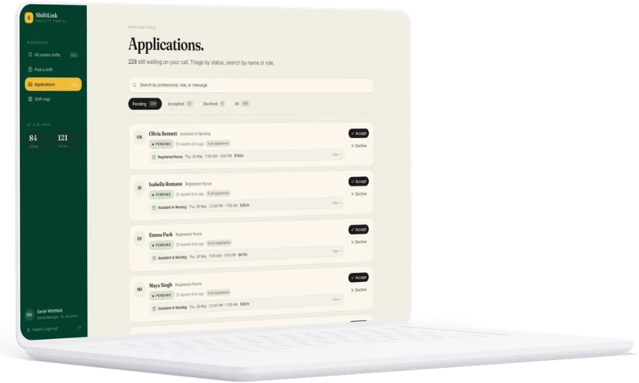 Applications triage
